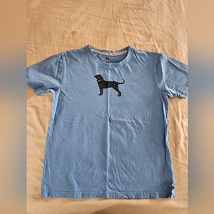 Black Dog Boys L Blue T-shirt